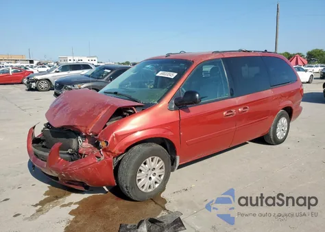 2006 Chrysler Town & Country Lx из США, поврежденный, VIN 1A4GP44R46B568737